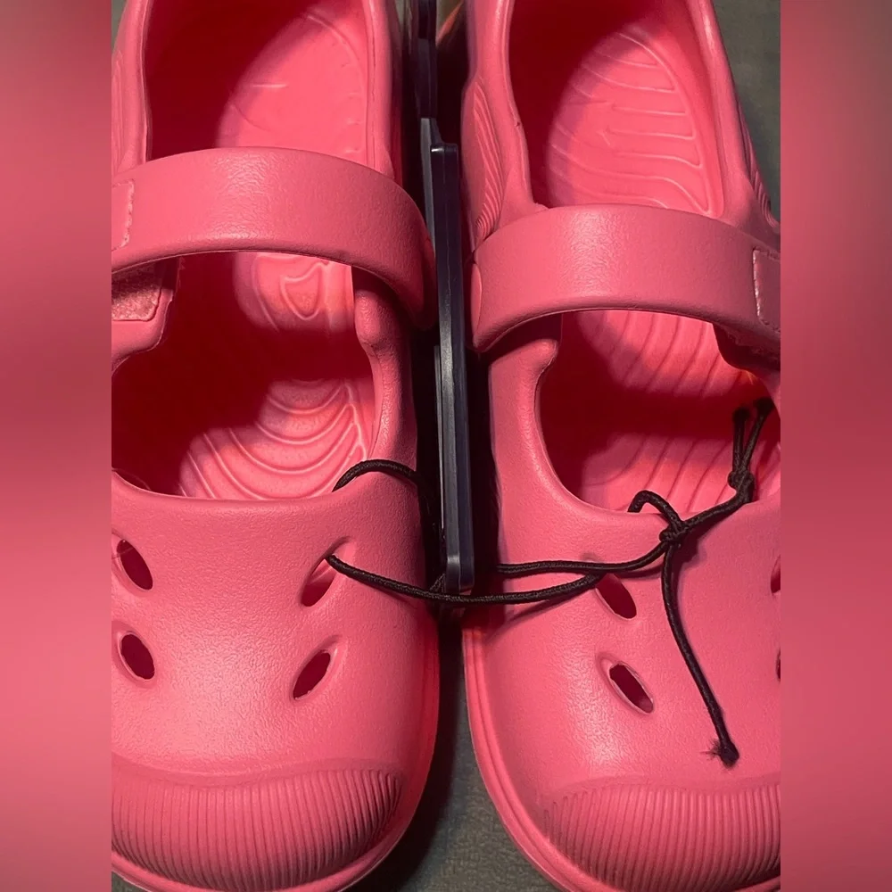 Rugged Shark Pink Mary Jane Sandals Toddler Size 12 NWT Lightweight Water‎ Shoes